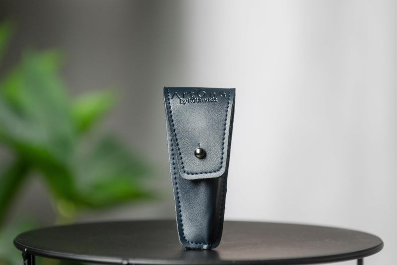Artone Trumpet MOUTHPIECE POUCH. Single holder for trumpet mouthpieces, crafted from Faux leather case. Protective mouthpiece bag Secure storage. Gift for trumpeter. Trumpet accessories (Blue, Pouch Single) - Image 5